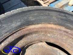 16 -15" Concord Packer Tires (Rims Only - Tires Cracked & Weathered)