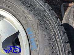 4- 245/75R16 Tires & Rims (Rims Only. Tires Cracked)