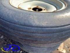 14 - 15" Concord Packer Tires (Rims Only - Tires Weathered & Cracked)