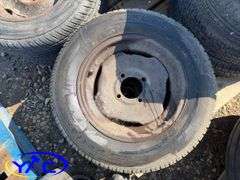 16 -15" Concord Packer Tires (Rims Only - Tires Cracked & Weathered)