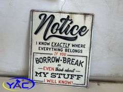 Know Where My Stuff Is Sign