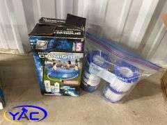12' W x  30" H Pool W/ Pump/ Accessories & Filters
