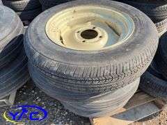 14 - 15" Concord Packer Tires (Rims Only - Tires Weathered & Cracked)