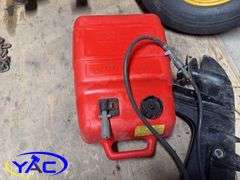 9.8HP MERCURY TILLER MOTOR  W/ FUEL TANK
