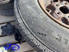 4- 205/75R14 Tires & Rims Off Of A Chevy (Rims Only Tires Weathered And Cracked)