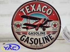 Metal Texaco Gasoline Sign