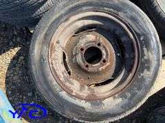 16 -15" Concord Packer Tires (Rims Only - Tires Cracked & Weathered)