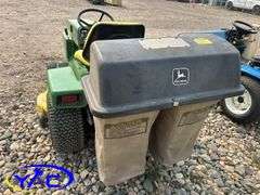 JOHN DEERE 52" RIDING MOWER 318 W/ BAGGER, ROTOTILLER & SNOWBLOWER
