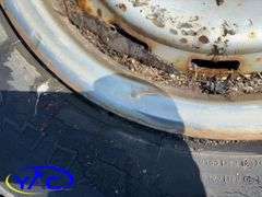2- 245/75R16 Tires & Rims From A Trailer. (Rims Only. Tires Worn And Cracked)