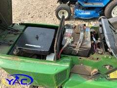 JOHN DEERE 52" RIDING MOWER 318 W/ BAGGER, ROTOTILLER & SNOWBLOWER