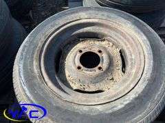 16 -15" Concord Packer Tires (Rims Only - Tires Cracked & Weathered)