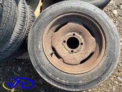 14 - 15" Concord Packer Tires (Rims Only - Tires Weathered & Cracked)