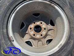 4- 245/75R16 Tires & Rims (Rims Only. Tires Cracked)