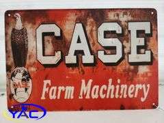 Metal Case Farm Machinery Sign