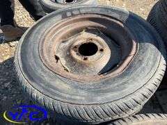 16 -15" Concord Packer Tires (Rims Only - Tires Cracked & Weathered)