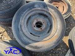 14 - 15" Concord Packer Tires (Rims Only - Tires Weathered & Cracked)