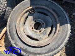 16 -15" Concord Packer Tires (Rims Only - Tires Cracked & Weathered)