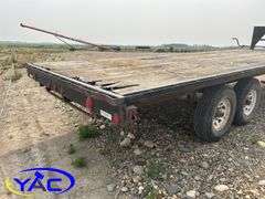 1992  DUNCAN  8' X 24' FLAT DECK TRAILER