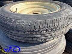 14 - 15" Concord Packer Tires (Rims Only - Tires Weathered & Cracked)