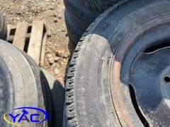14 - 15" Concord Packer Tires (Rims Only - Tires Weathered & Cracked)