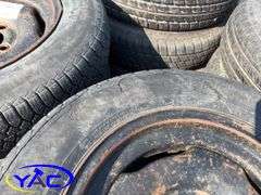16 -15" Concord Packer Tires (Rims Only - Tires Cracked & Weathered)