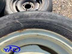 14 - 15" Concord Packer Tires (Rims Only - Tires Weathered & Cracked)