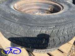 4- 205/75R14 Tires & Rims Off Of A Chevy (Rims Only Tires Weathered And Cracked)