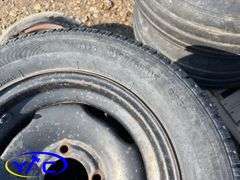 14 - 15" Concord Packer Tires (Rims Only - Tires Weathered & Cracked)