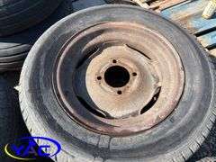 16 -15" Concord Packer Tires (Rims Only - Tires Cracked & Weathered)