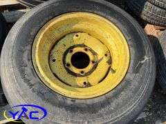 8- Assorted 9.5L-15 Implement Tires W/ Rims