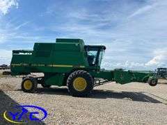 1995 JOHN DEERE 9600 COMBINE W/ 914 PICKUP HEADER