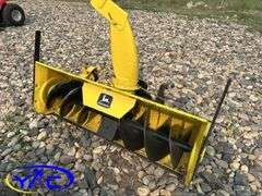 JOHN DEERE 52" RIDING MOWER 318 W/ BAGGER, ROTOTILLER & SNOWBLOWER