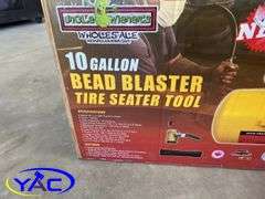 10 Gallon Bead Blaster Tire Seater Tool (Returned Item, Opened Box & Possibly Missing Parts)