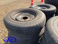 16 -15" Concord Packer Tires (Rims Only - Tires Cracked & Weathered)
