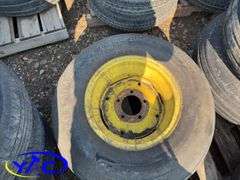 8- Assorted 9.5L-15 Implement Tires W/ Rims