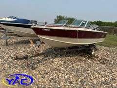 1984 LUND 16' BOAT W/ 2018 EZ LOADER TRAILER