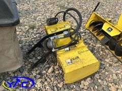 JOHN DEERE 52" RIDING MOWER 318 W/ BAGGER, ROTOTILLER & SNOWBLOWER