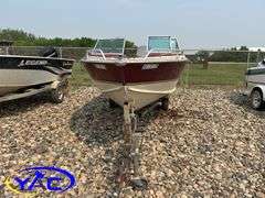 1984 LUND 16' BOAT W/ 2018 EZ LOADER TRAILER
