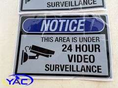 4- Notice Area Is Under Surveillance Decals