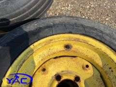 8- Assorted 9.5L-15 Implement Tires W/ Rims