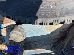 2- 245/75R16 Tires & Rims From A Trailer. (Rims Only. Tires Worn And Cracked)