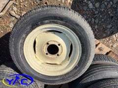 14 - 15" Concord Packer Tires (Rims Only - Tires Weathered & Cracked)