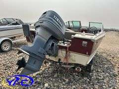 1984 LUND 16' BOAT W/ 2018 EZ LOADER TRAILER