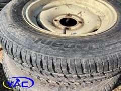 14 - 15" Concord Packer Tires (Rims Only - Tires Weathered & Cracked)