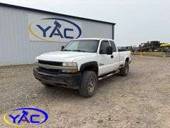 2002 CHEV SILVERADO 2500HD EXT CAB 4WD DIESEL