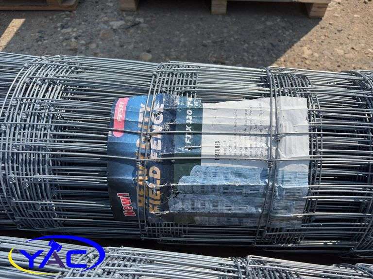 3- Rolls Of 5’ x 330’ Heavy Duty Field Fence (BUYER MUST PAY 3X THE BID PRICE)