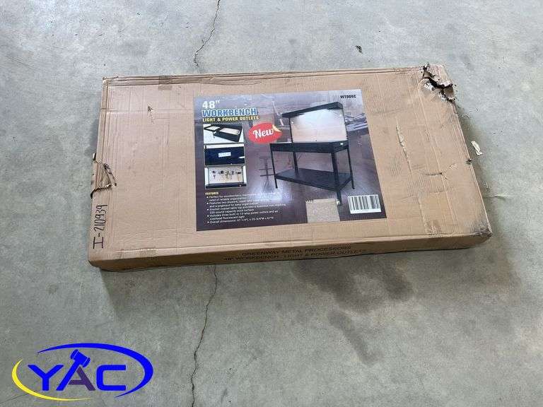 48” Work Bench (Returned Item, Opened Box & Possibly Missing Parts)