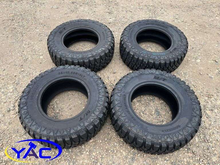 4- 35x12.50R18LT Tires (BIDDER MUST PAY 4X THE BID PRICE)