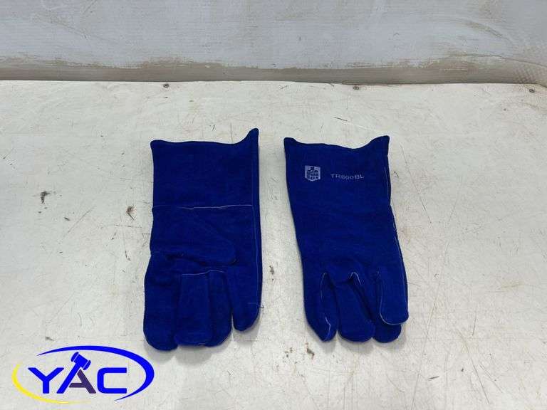 4 Pack Large Work Safe Heavy Duty Welding Gloves