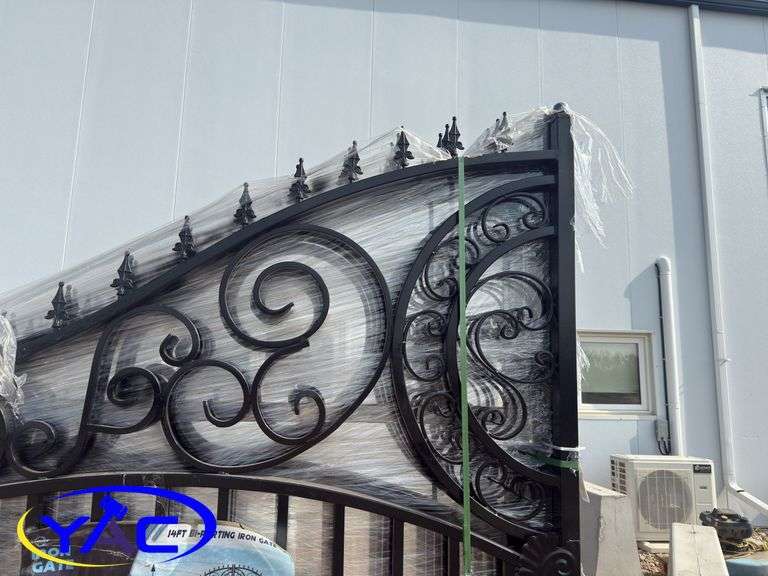 14Ft Bi-Parting Iron Gates